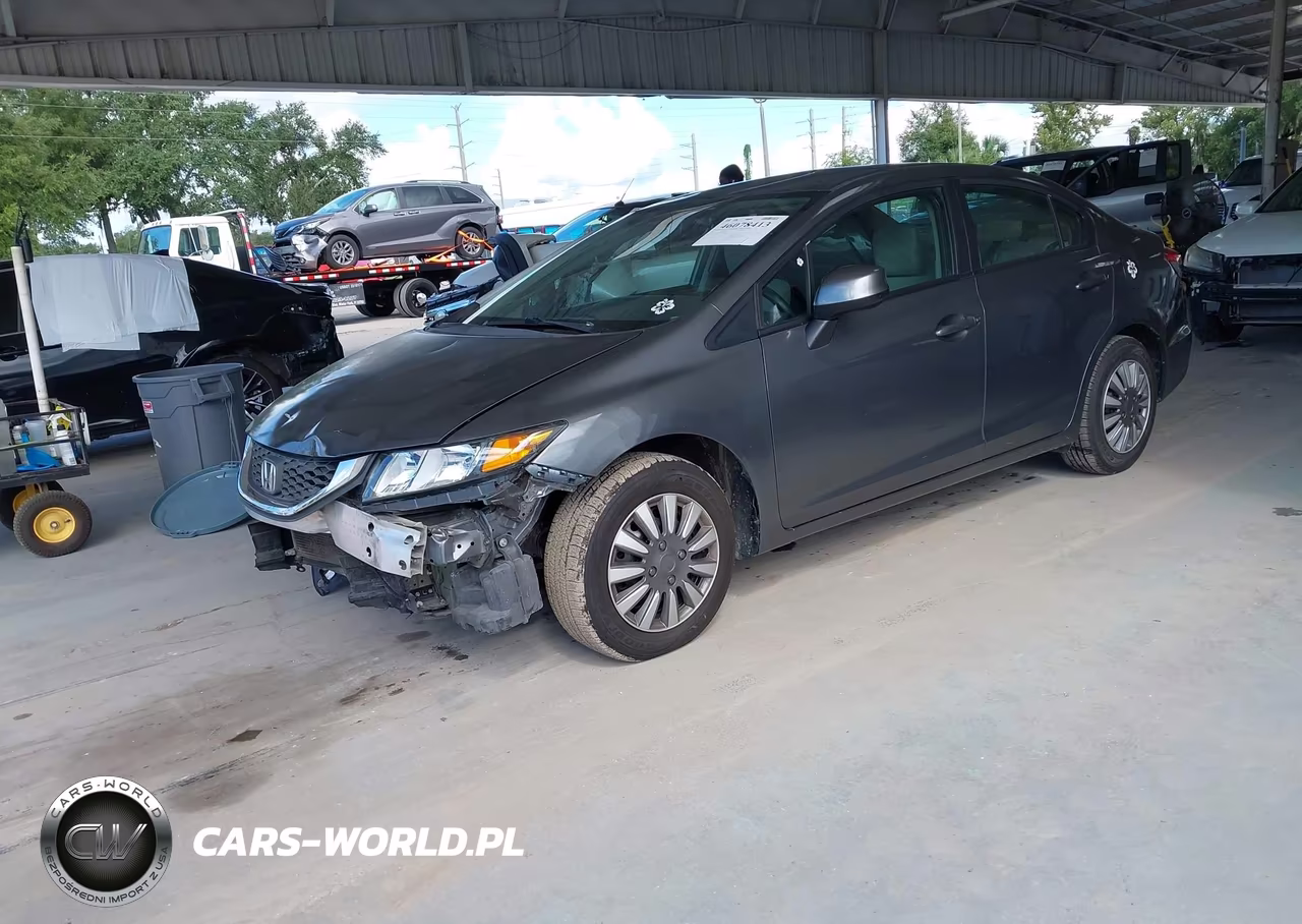 2013 Honda Civic Lx VIN:19XFB2F58DE026250 - 2