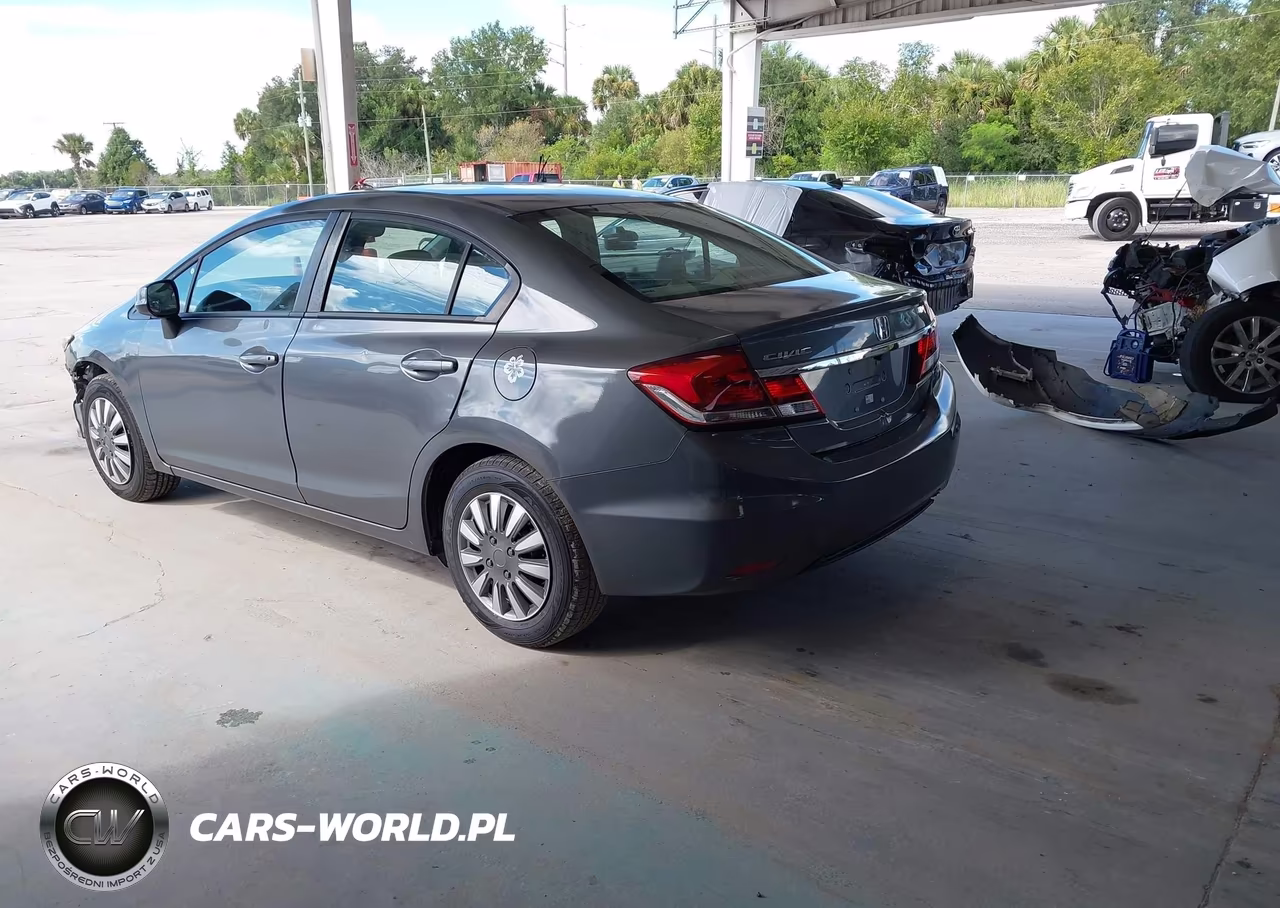 2013 Honda Civic Lx VIN:19XFB2F58DE026250 - 3