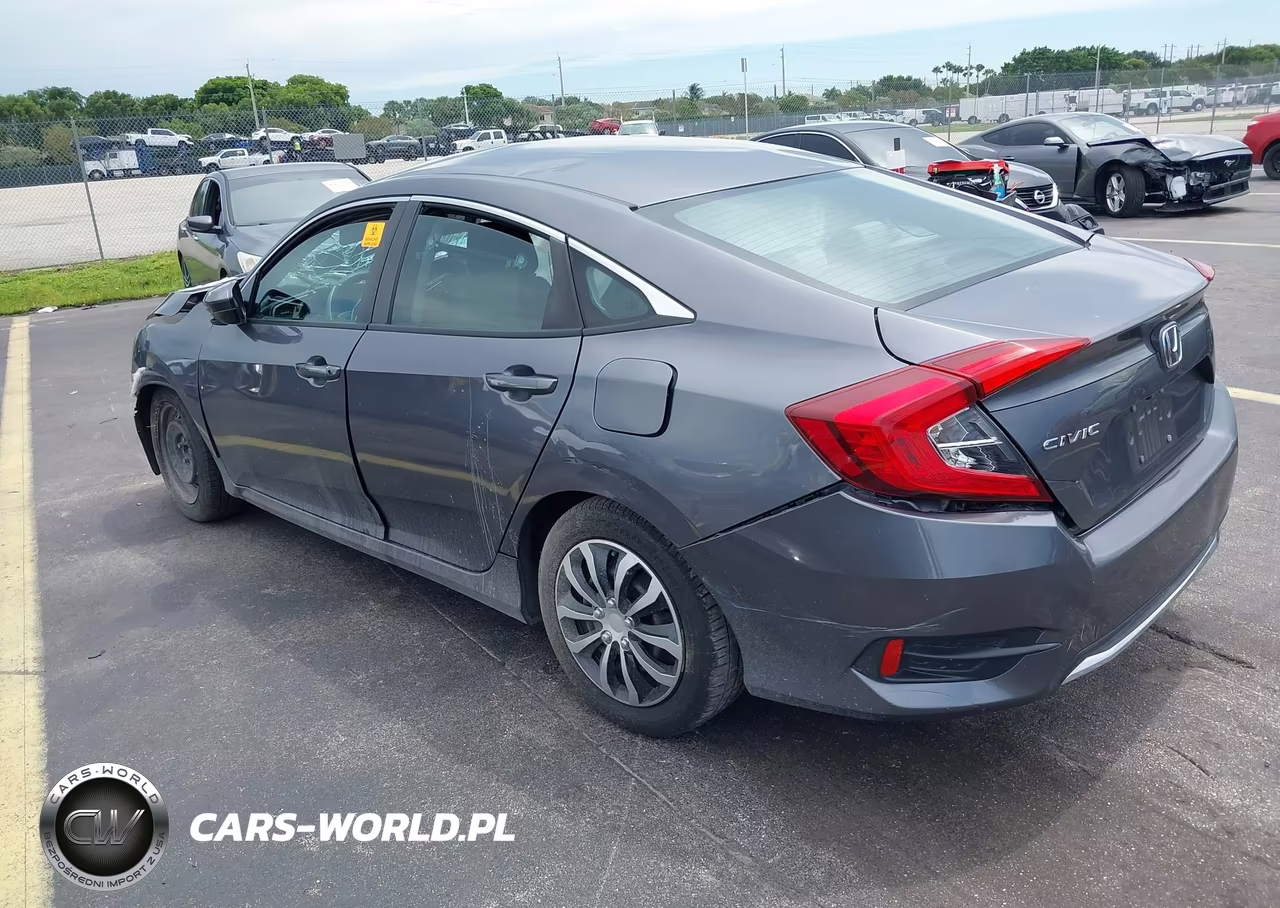 2021 Honda Civic Lx VIN:2HGFC2F6XMH528124 - 3