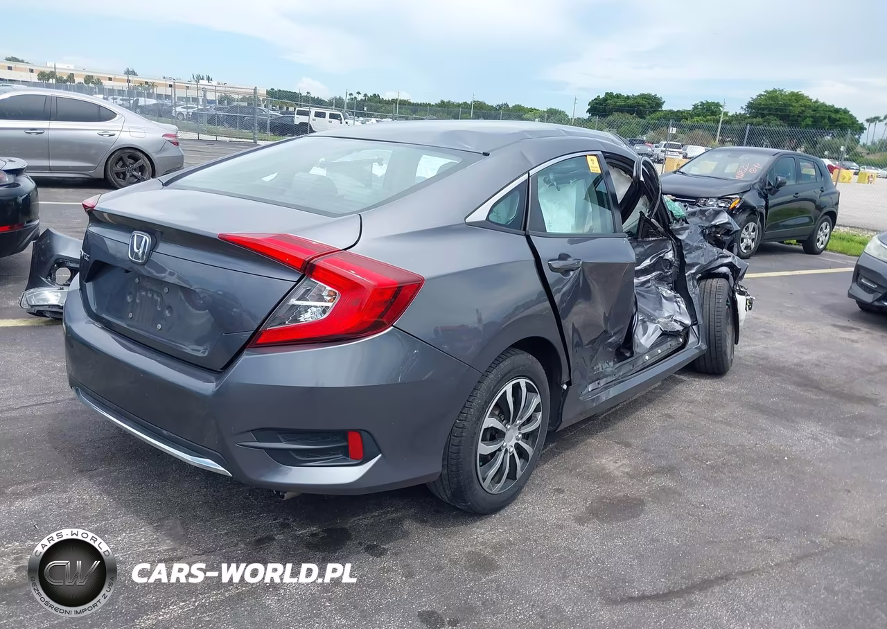 2021 Honda Civic Lx VIN:2HGFC2F6XMH528124 - 4