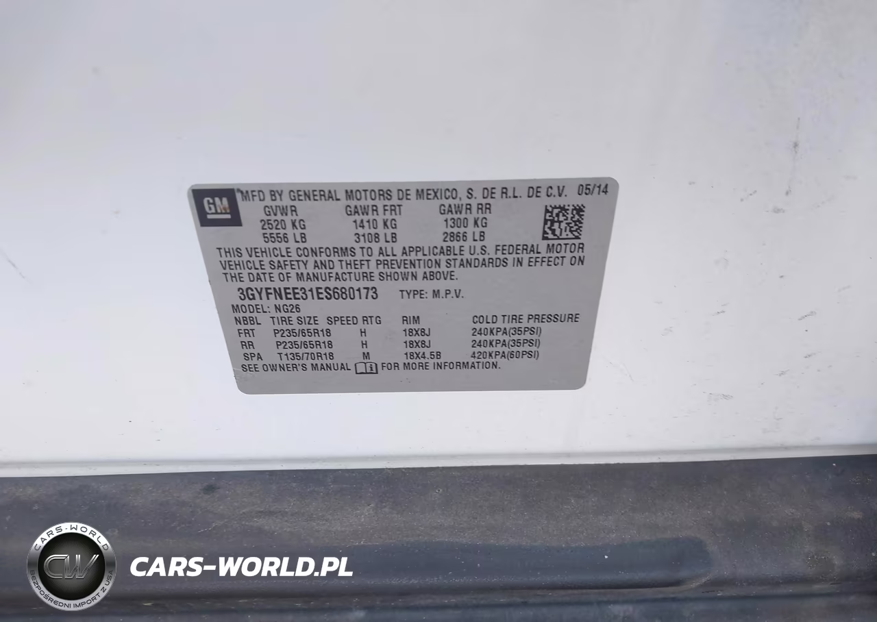 2014 Cadillac Srx Luxury Collection VIN:3GYFNEE31ES680173 - 9