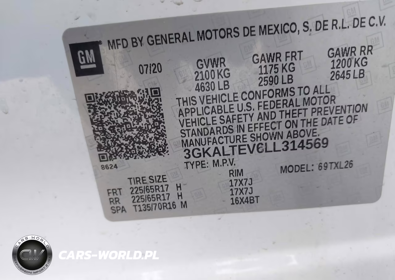 2020 GMC Terrain Awd Sle VIN:3GKALTEV6LL314569 - 9