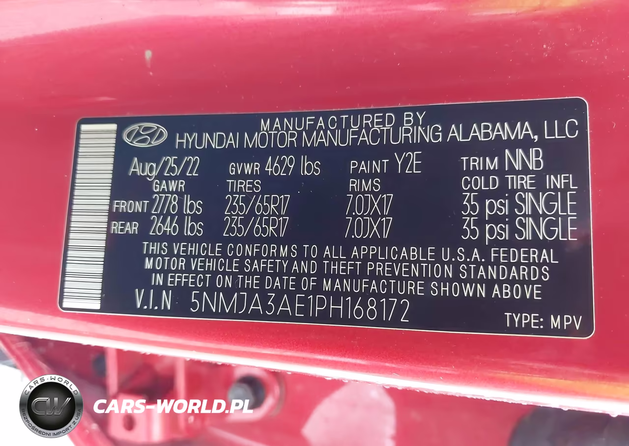 2023 Hyundai Tucson Se VIN:5NMJA3AE1PH168172 - 9