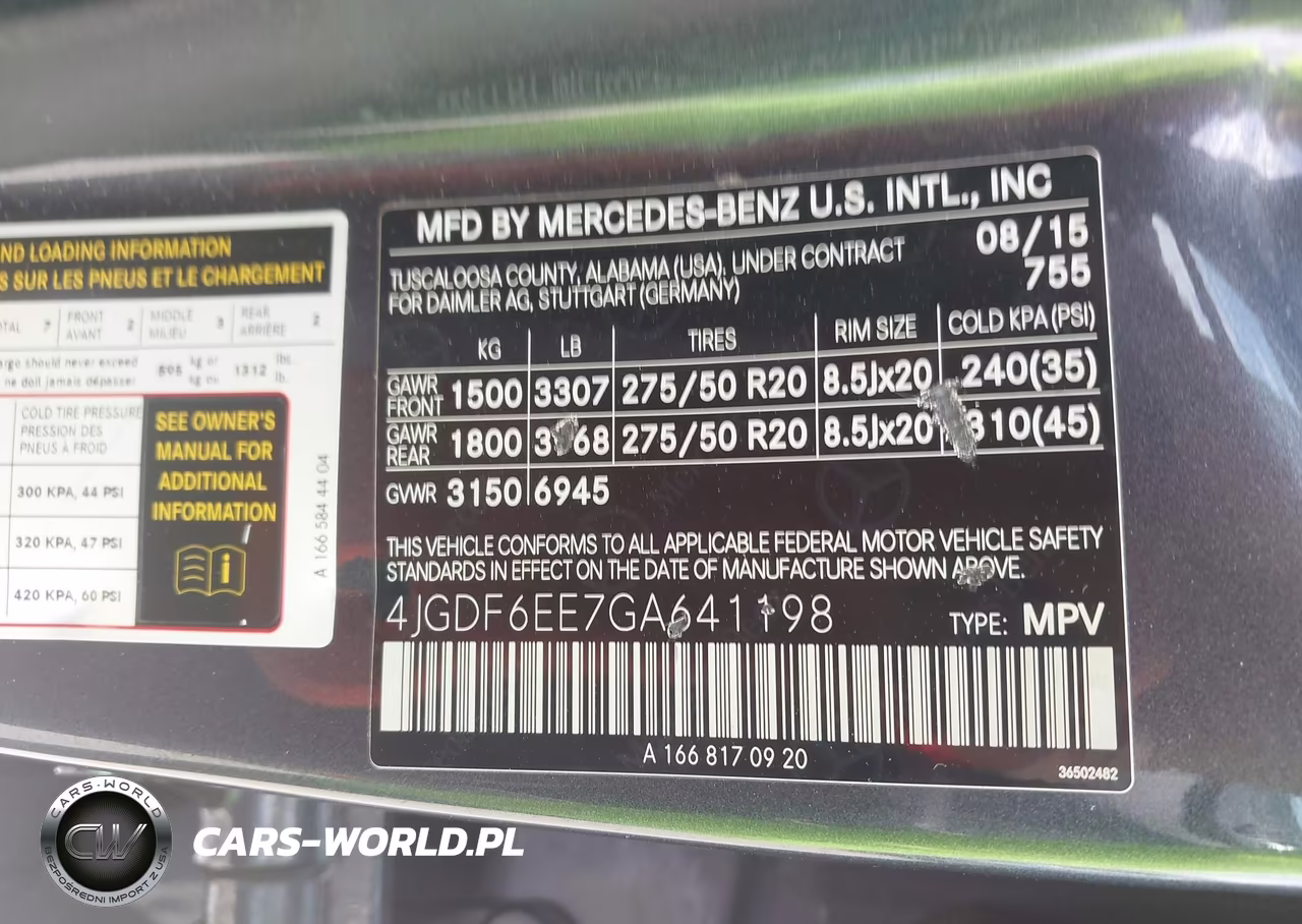 2016 Mercedes-Benz Gl 450 4Matic VIN:4JGDF6EE7GA641198 - 9