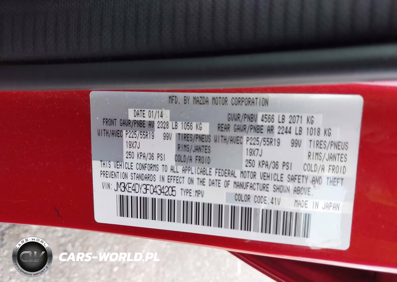 2015 Mazda Cx-5 Grand Touring VIN:JM3KE4DY3F0434205 - 9