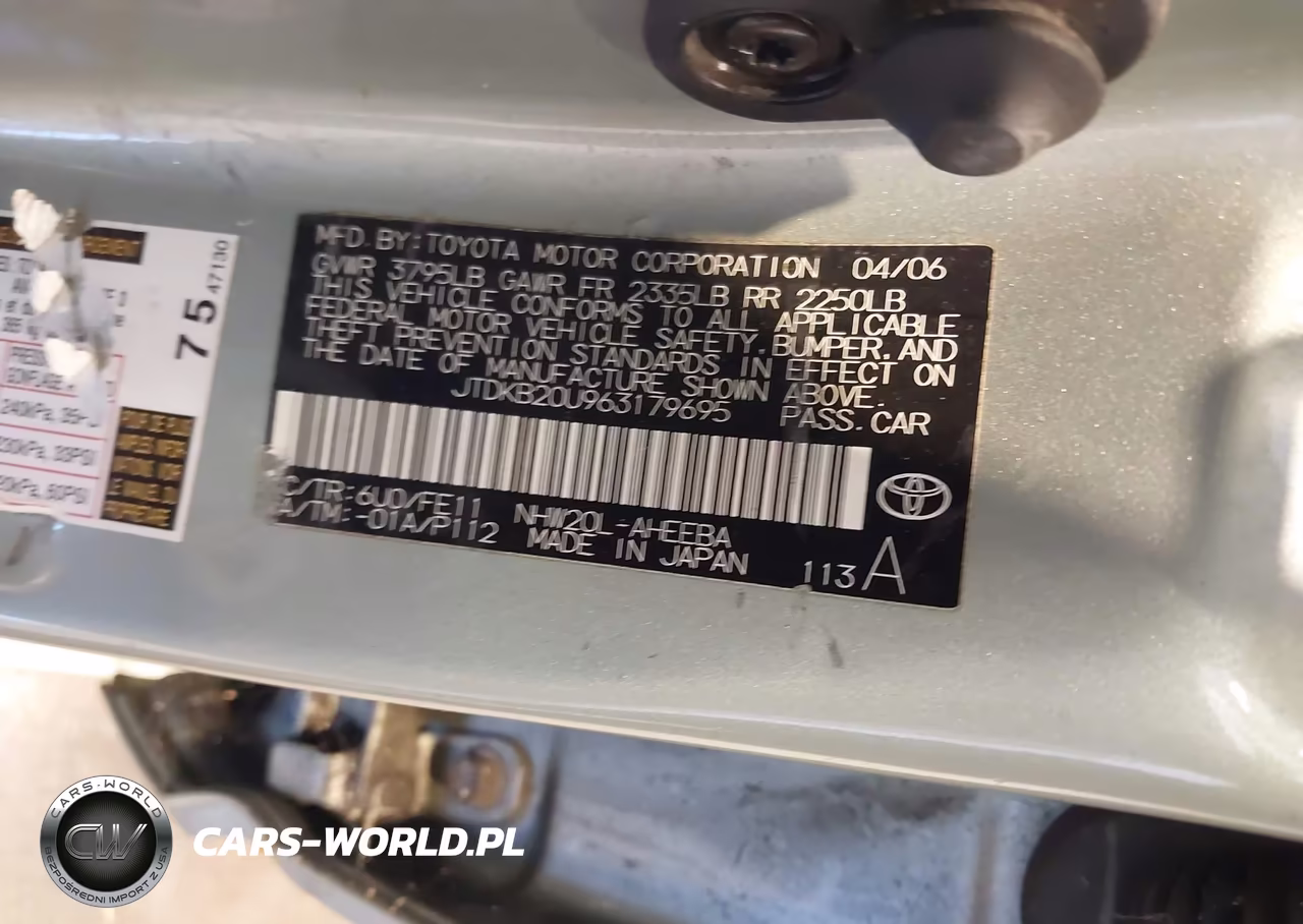 2006 Toyota Prius VIN:JTDKB20U963179695 - 9