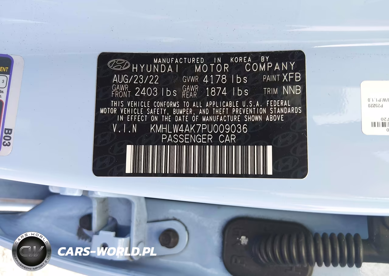 2023 Hyundai Elantra N VIN:KMHLW4AK7PU009036 - 9