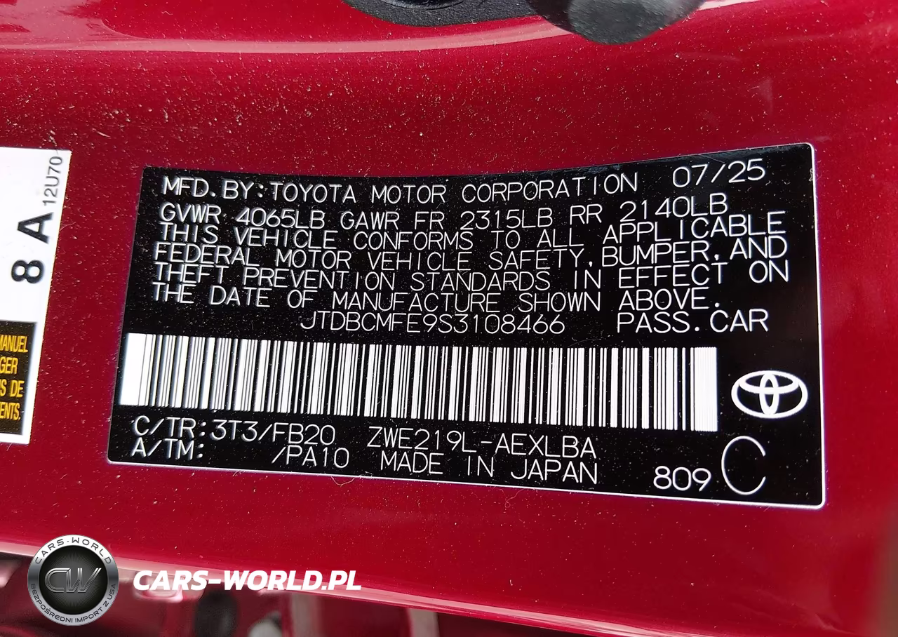 2025 Toyota Corolla Hybrid Le VIN:JTDBCMFE9S3108466 - 9