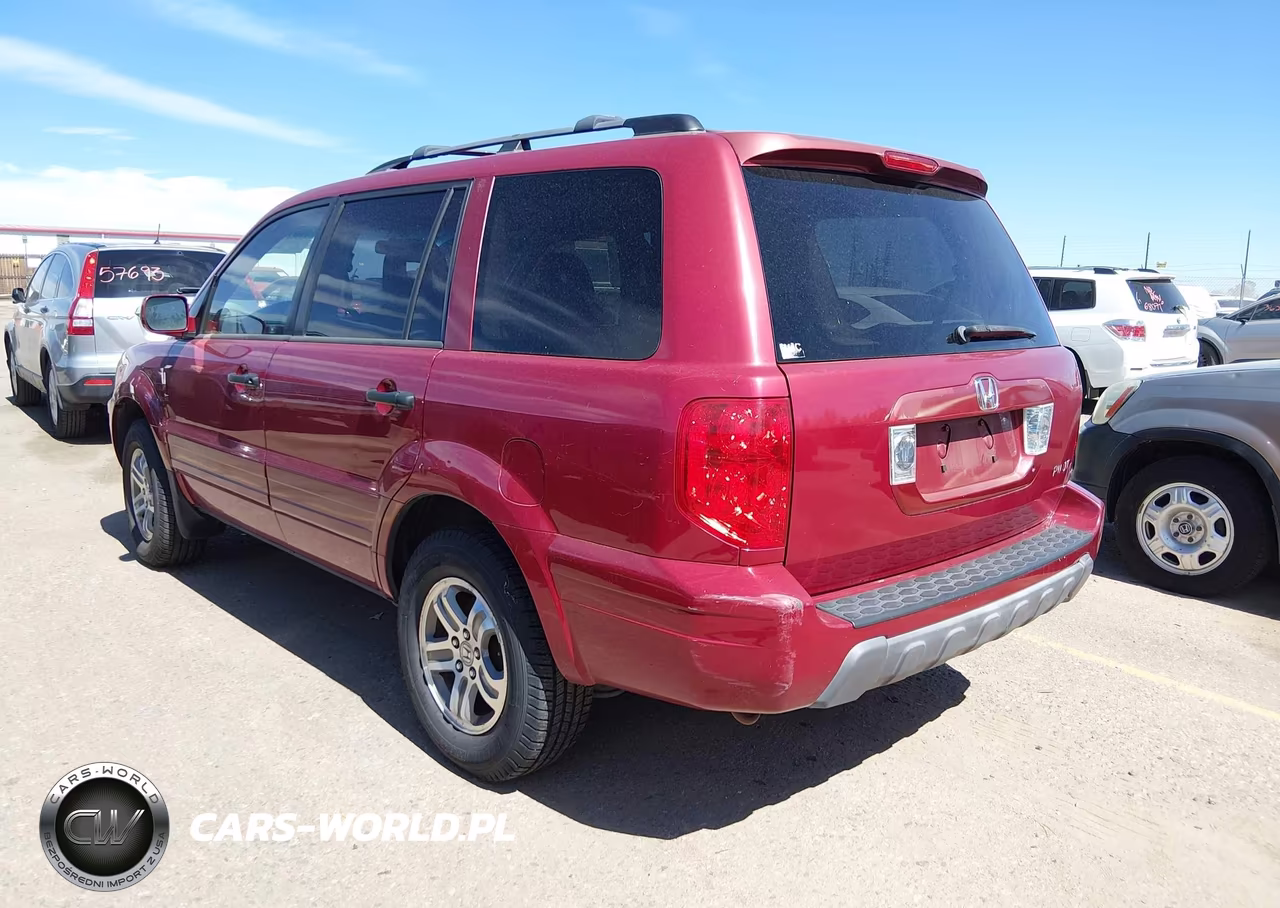 2004 Honda Pilot Ex-L VIN:2HKYF18614H533208 - 3
