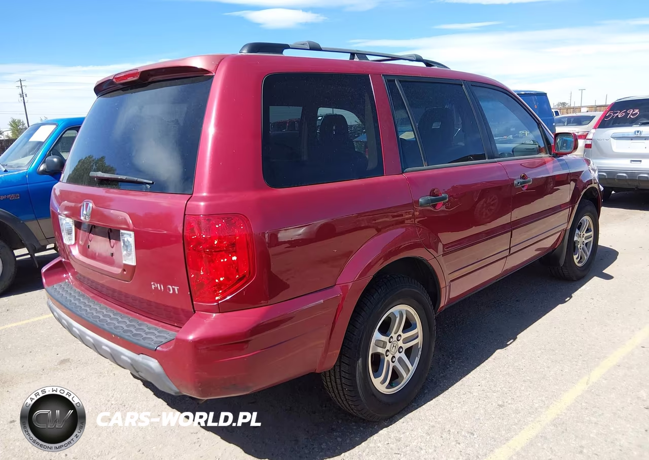 2004 Honda Pilot Ex-L VIN:2HKYF18614H533208 - 4