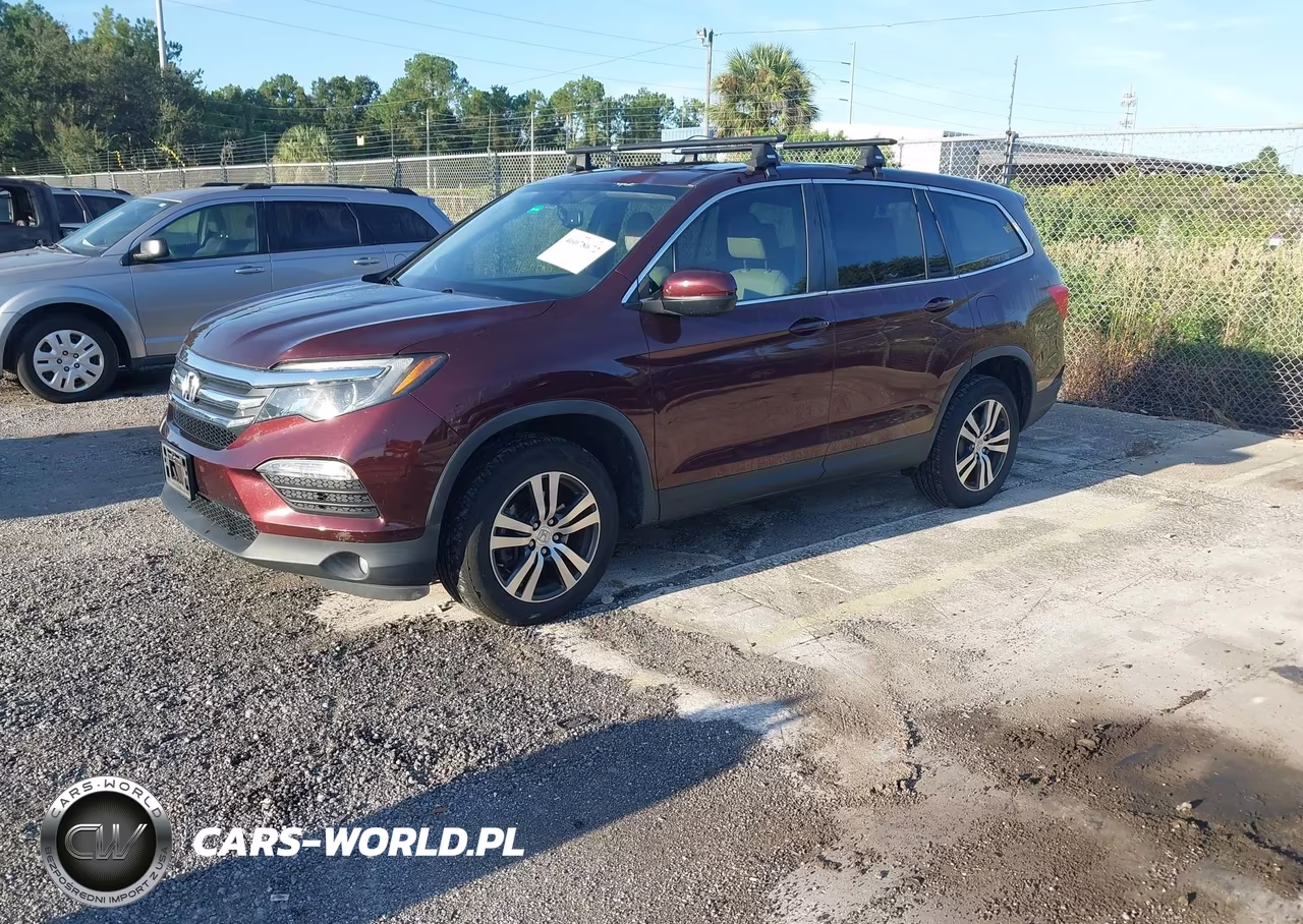 2017 Honda Pilot Ex-L VIN:5FNYF6H53HB078287 - 2