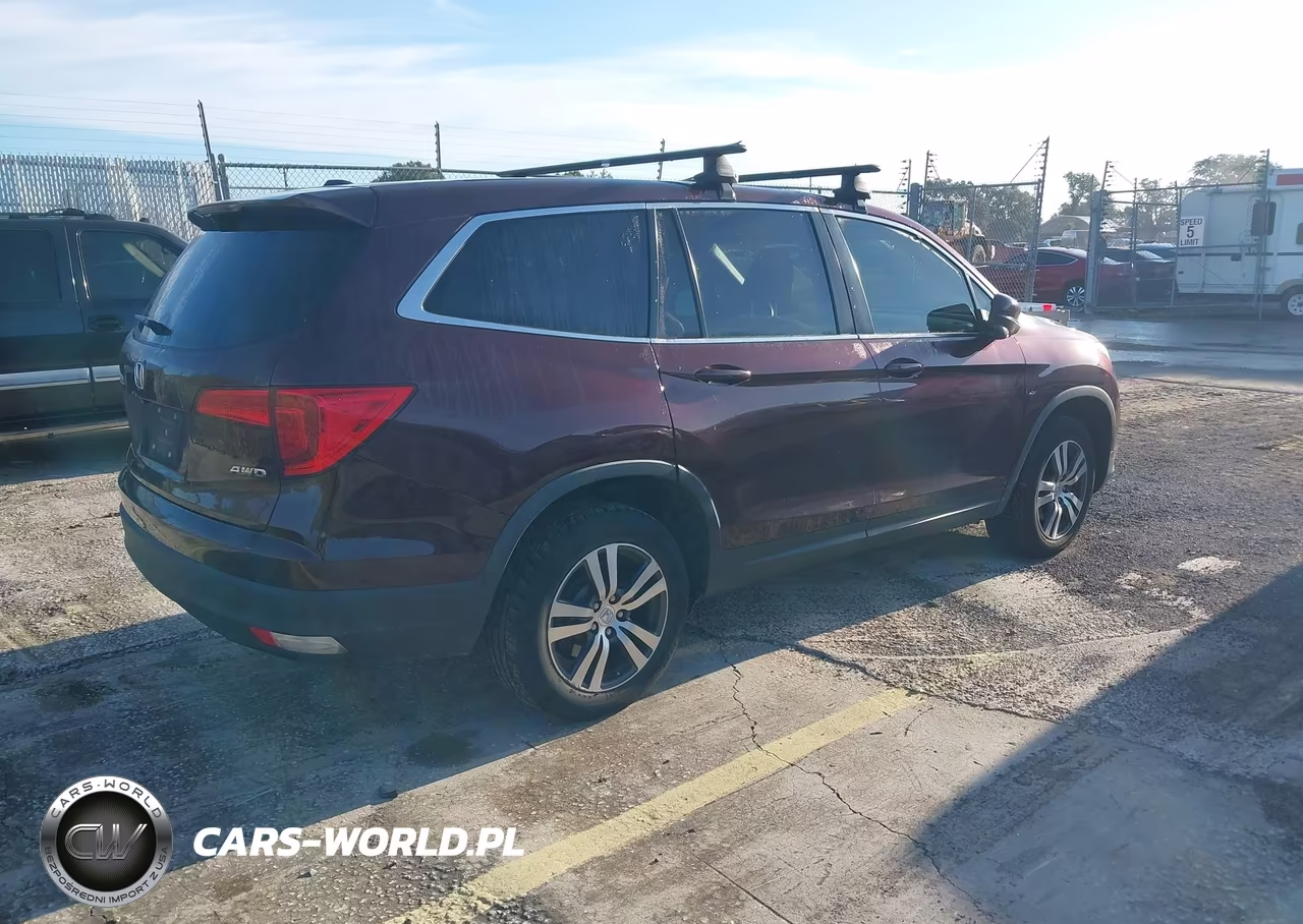 2017 Honda Pilot Ex-L VIN:5FNYF6H53HB078287 - 4