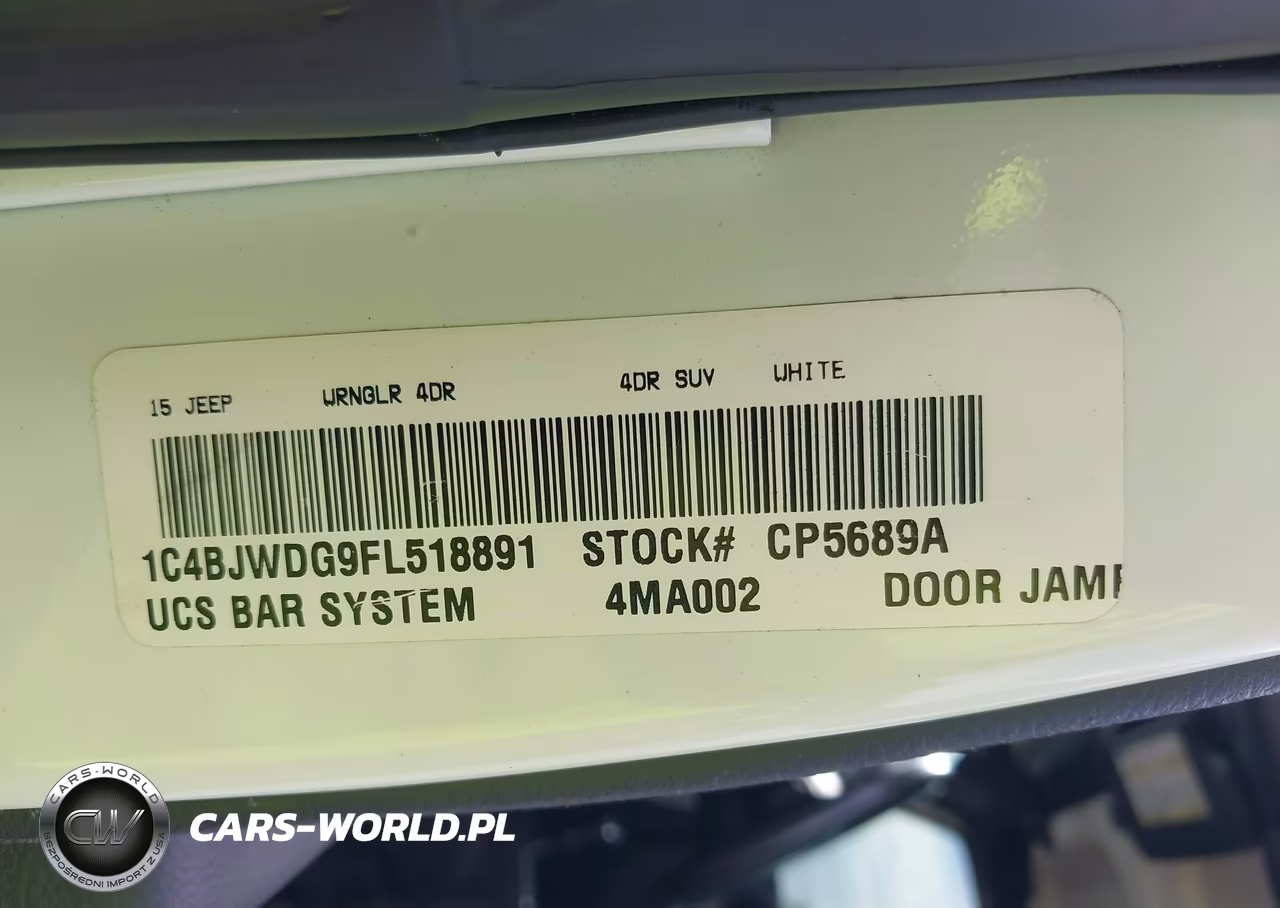 2015 Jeep Wrangler Unlimited Sport VIN:1C4BJWDG9FL518891 - 9