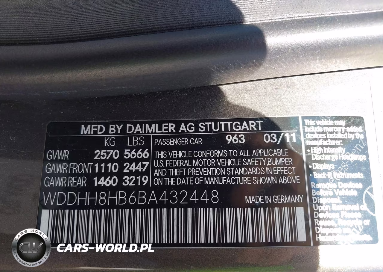 2011 Mercedes-Benz E 350 4Matic VIN:WDDHH8HB6BA432448 - 9