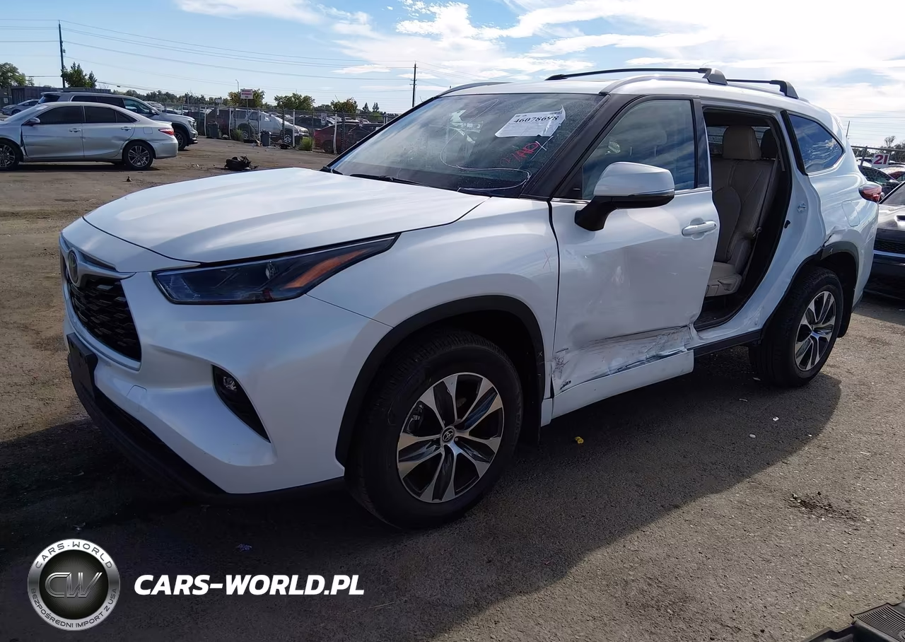 2022 Toyota Highlander Hybrid Xle VIN:5TDHBRCH3NS553300 - 2