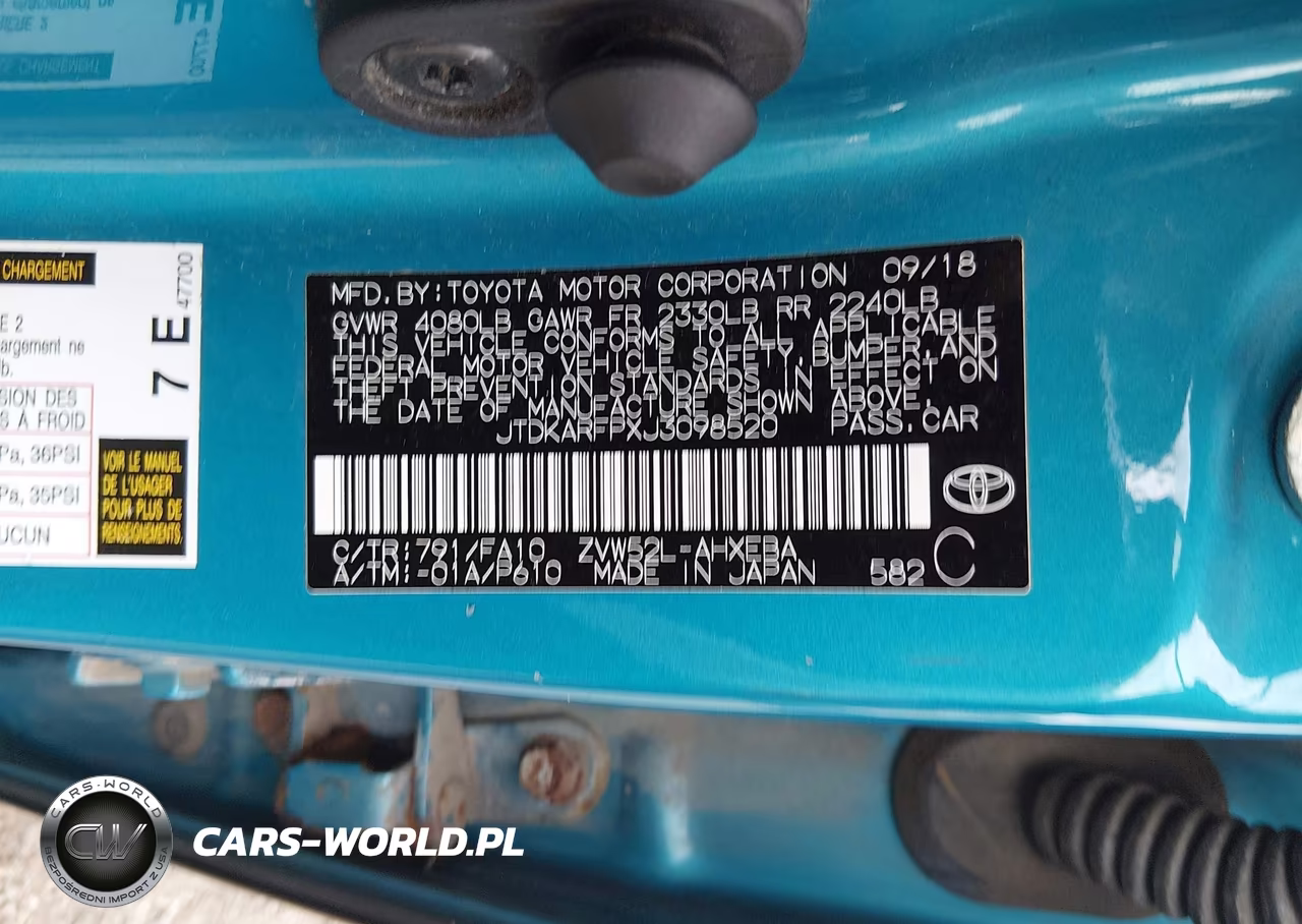 2018 Toyota Prius Prime Plus VIN:JTDKARFPXJ3098520 - 9