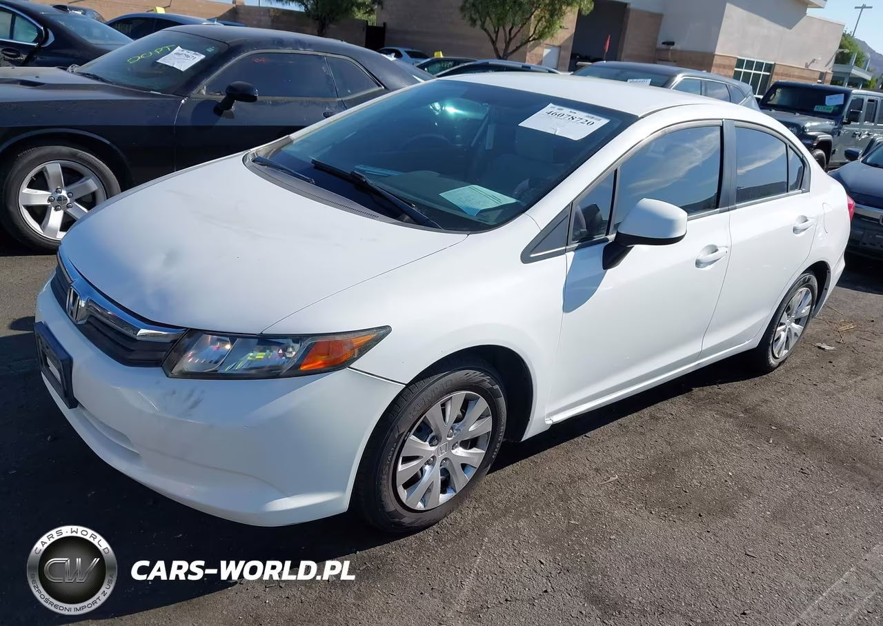 2012 Honda Civic Lx VIN:19XFB2F54CE323062 - 2