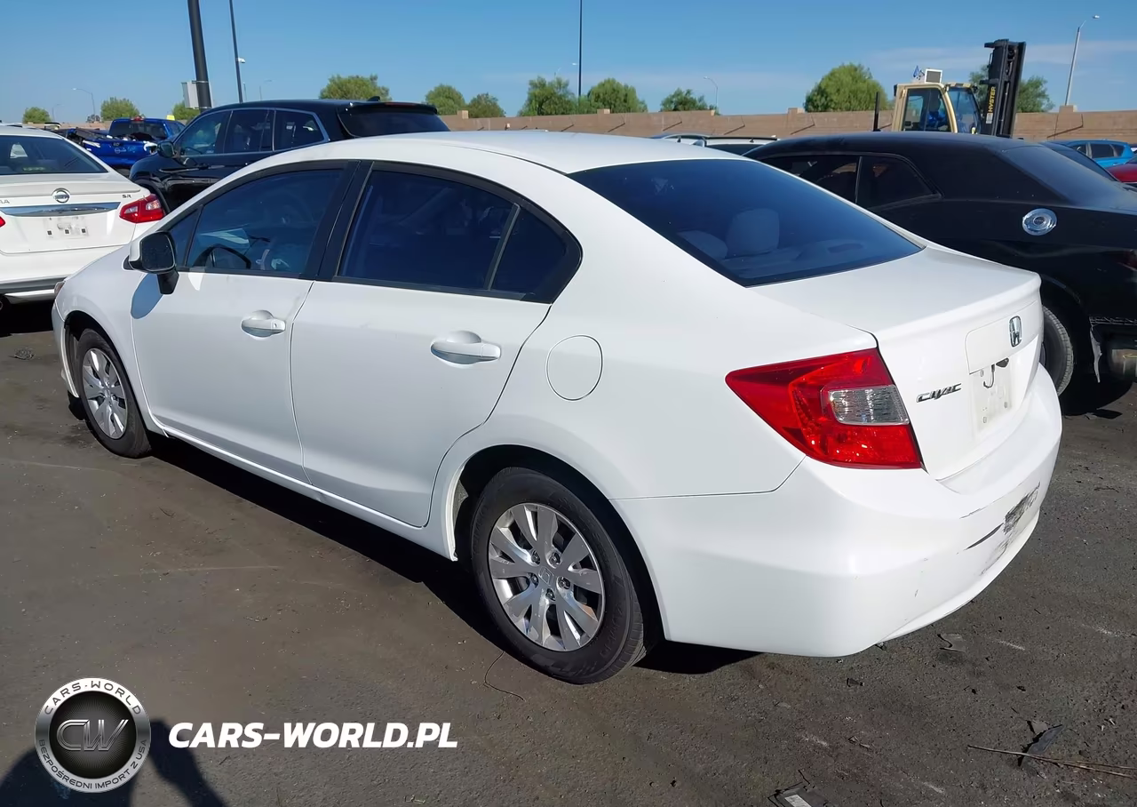2012 Honda Civic Lx VIN:19XFB2F54CE323062 - 3