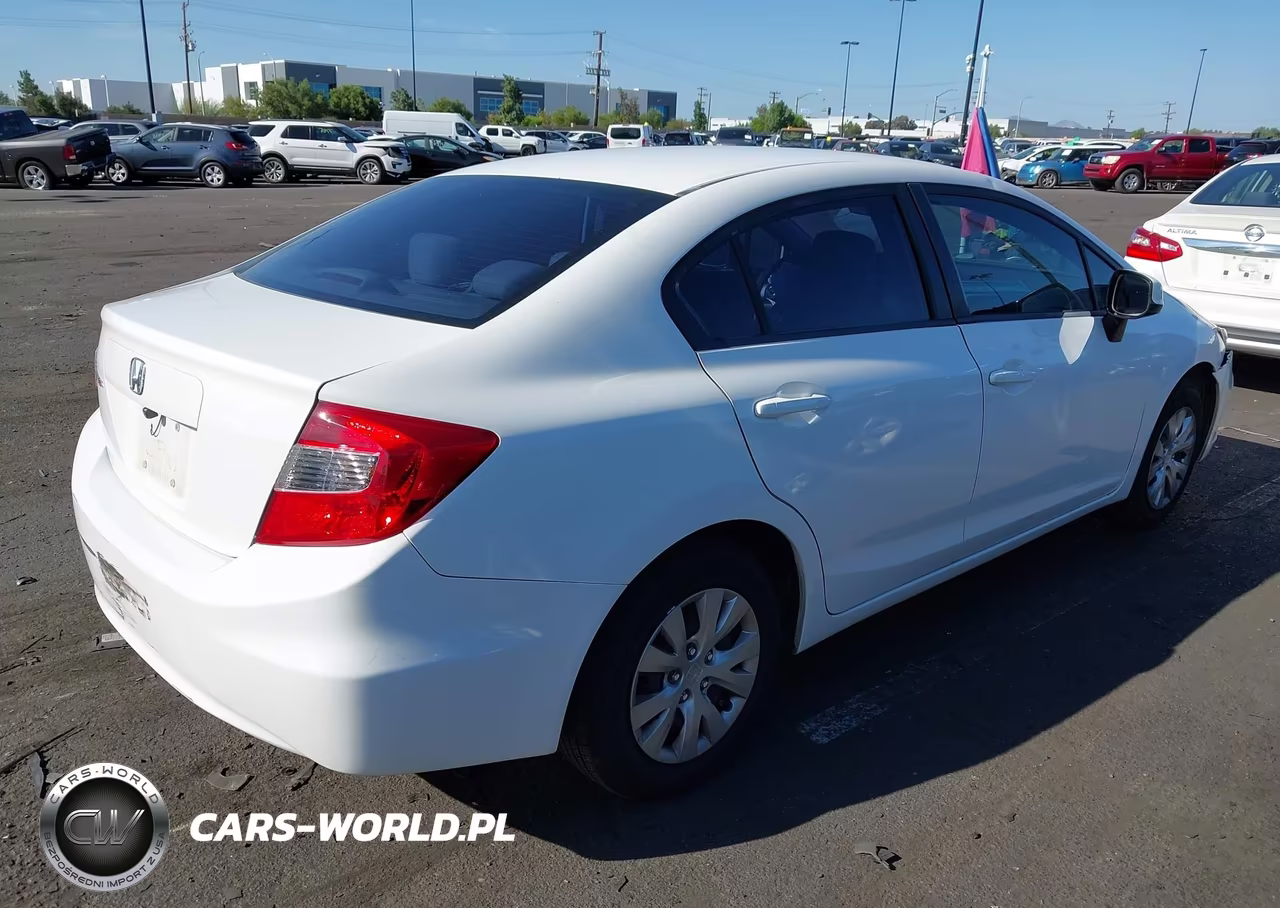 2012 Honda Civic Lx VIN:19XFB2F54CE323062 - 4