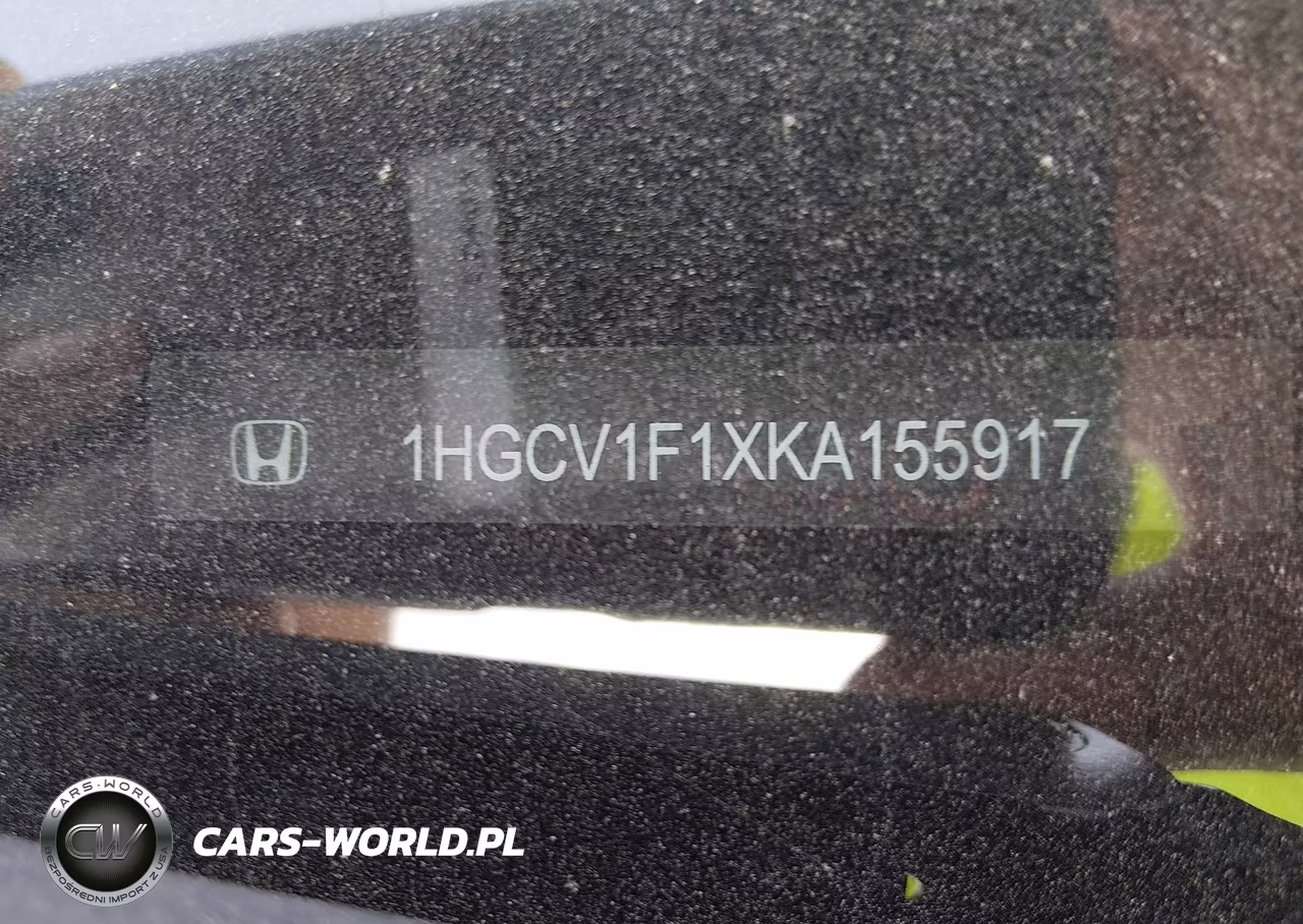 2019 Honda Accord Lx VIN:1HGCV1F1XKA155917 - 9