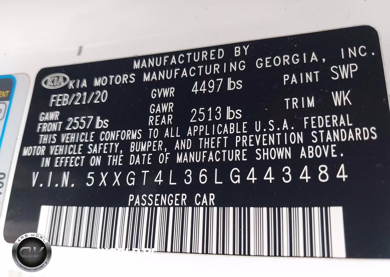 2020 Kia Optima Lx VIN:5XXGT4L36LG443484 - 9