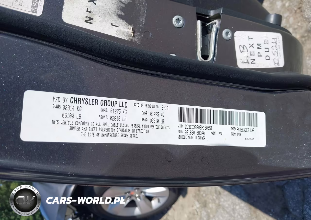 2014 Dodge Charger Se VIN:2C3CDXBG0EH130551 - 9