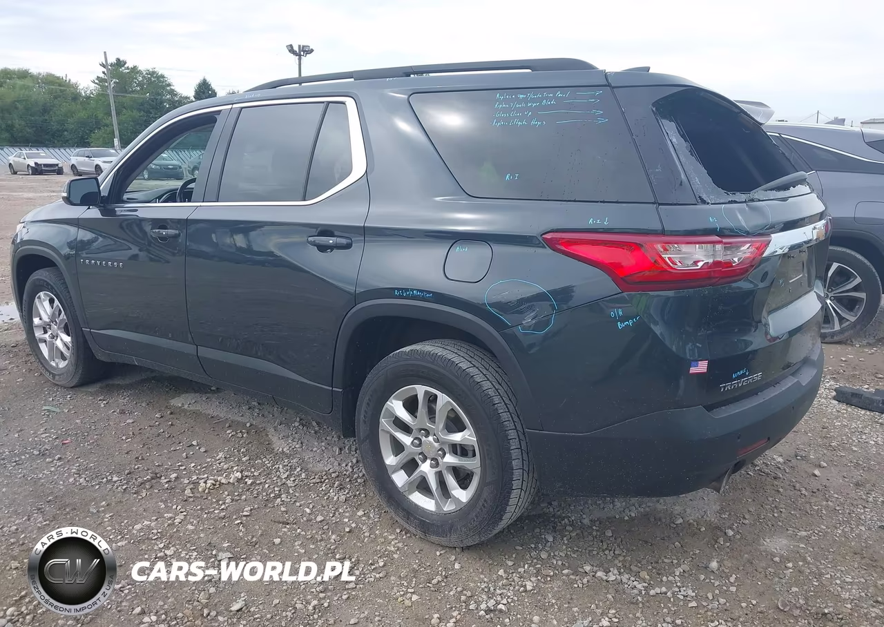 2020 Chevrolet Traverse Fwd Lt Cloth VIN:1GNERGKWXLJ249904 - 3