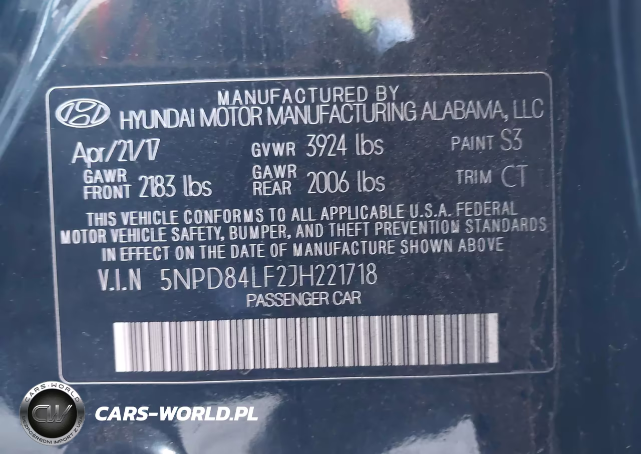 2018 Hyundai Elantra Sel VIN:5NPD84LF2JH221718 - 9
