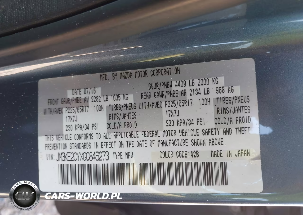 2016 Mazda Cx-5 Touring VIN:JM3KE2CYXG0846273 - 9