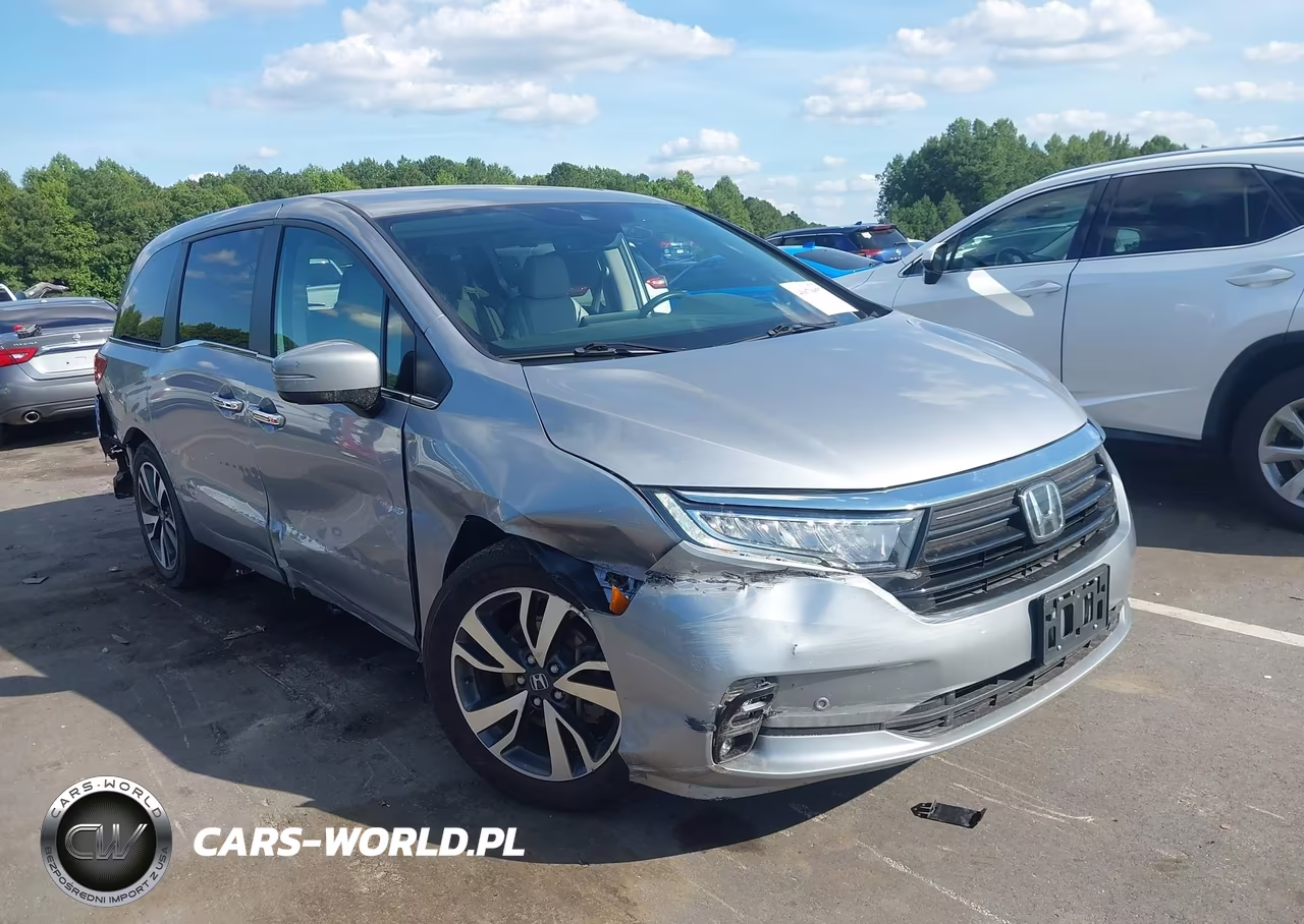 2021 Honda Odyssey Touring VIN:5FNRL6H87MB000256 - 1