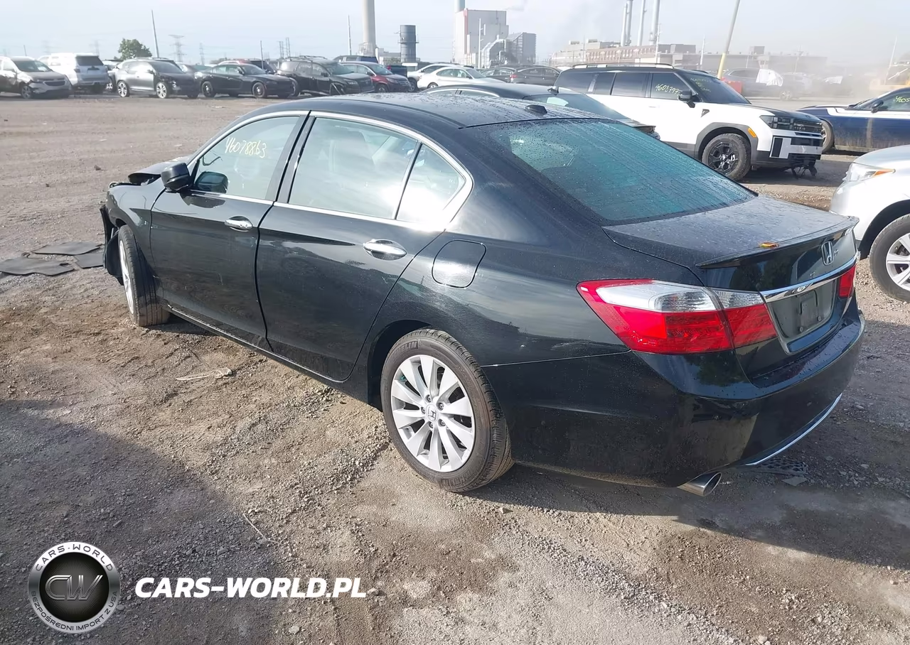 2014 Honda Accord Ex-L V-6 VIN:1HGCR3F82EA000876 - 3