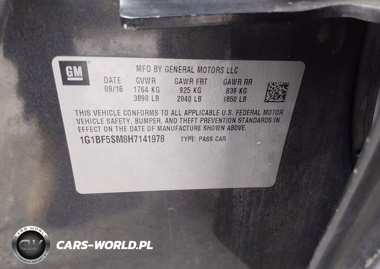 2017 Chevrolet Cruze Premier Auto VIN:1G1BF5SM8H7141978 - 9