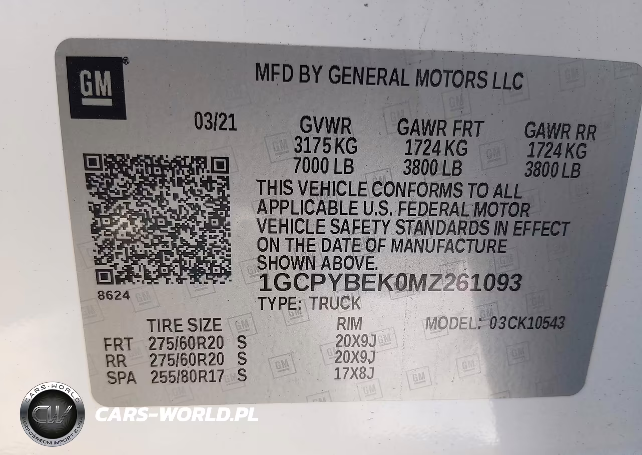 2021 Chevrolet Silverado 1500 4Wd Short Bed Custom VIN:1GCPYBEK0MZ261093 - 9