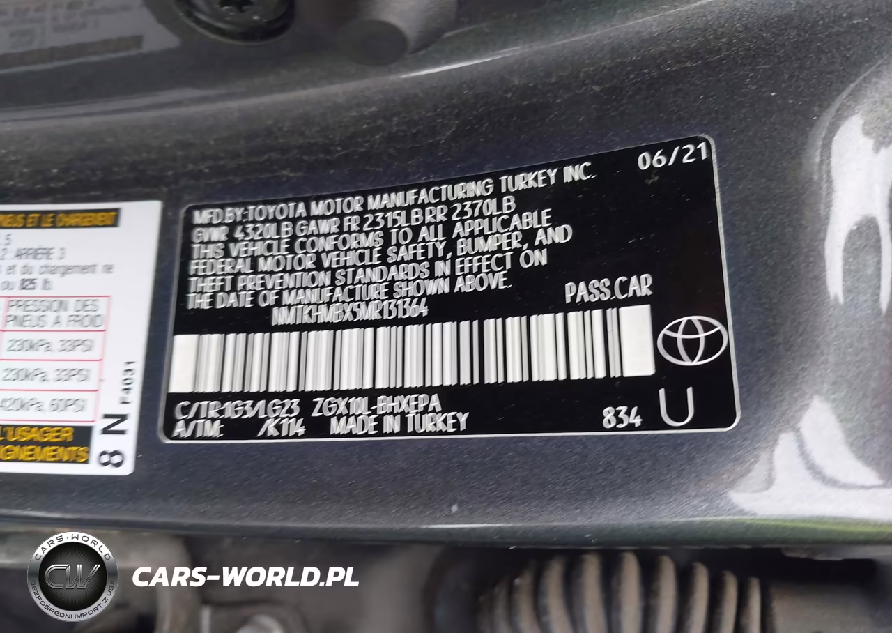 2021 Toyota C-Hr Limited VIN:NMTKHMBX5MR131364 - 9