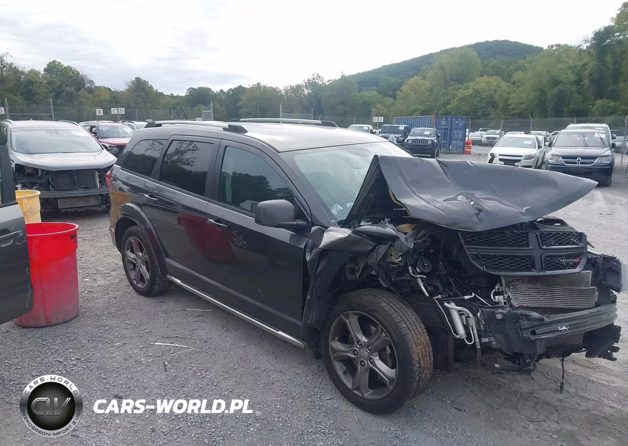2017 Dodge Journey Crossroad Plus Awd VIN:3C4PDDGG1HT555793 - 1
