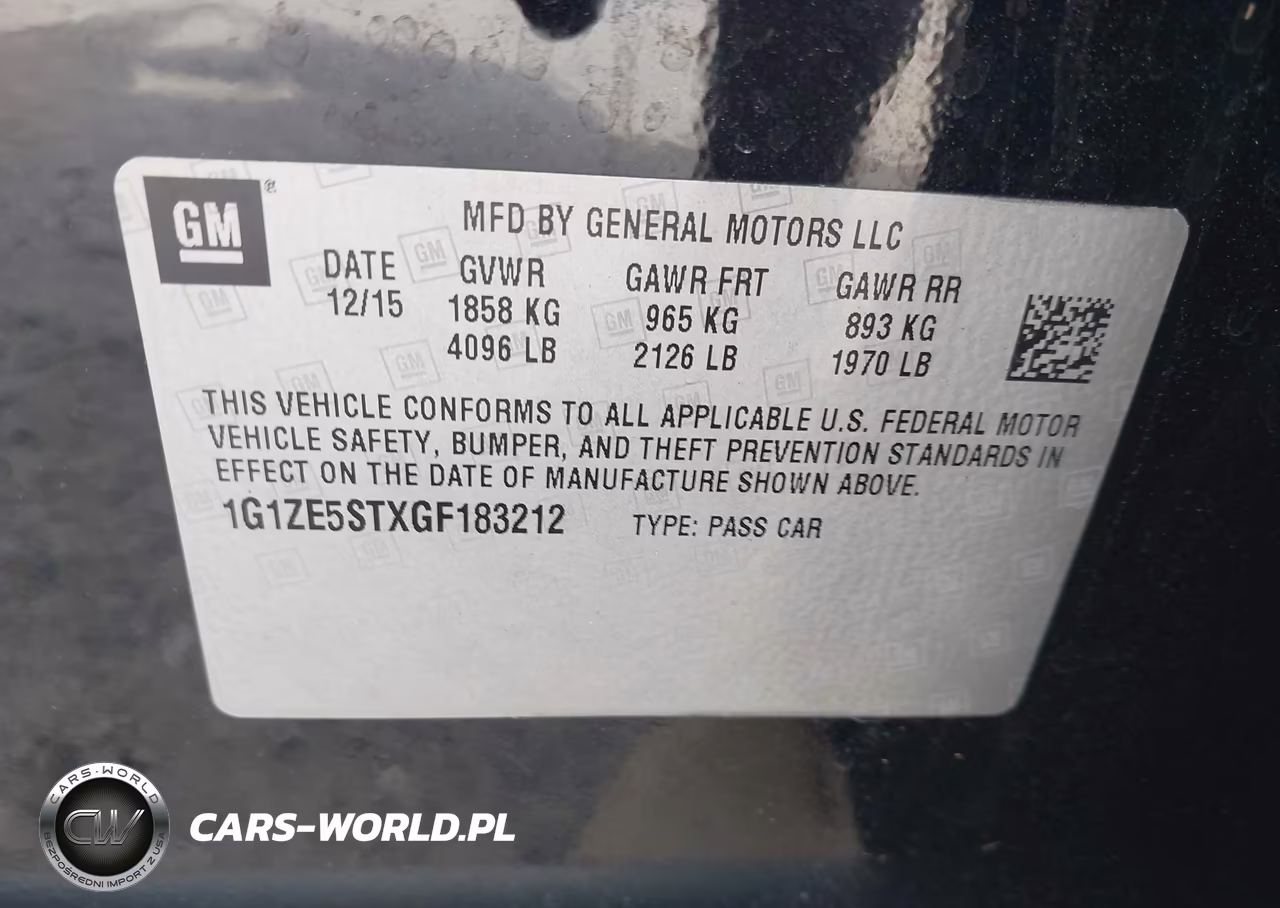 2016 Chevrolet Malibu 1Lt VIN:1G1ZE5STXGF183212 - 9