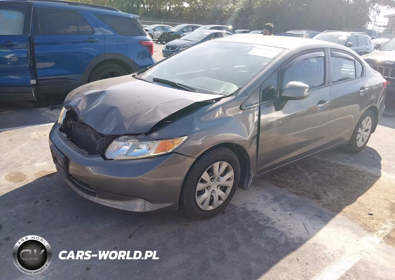 2012 Honda Civic Lx VIN:19XFB2F58CE005090 - 2