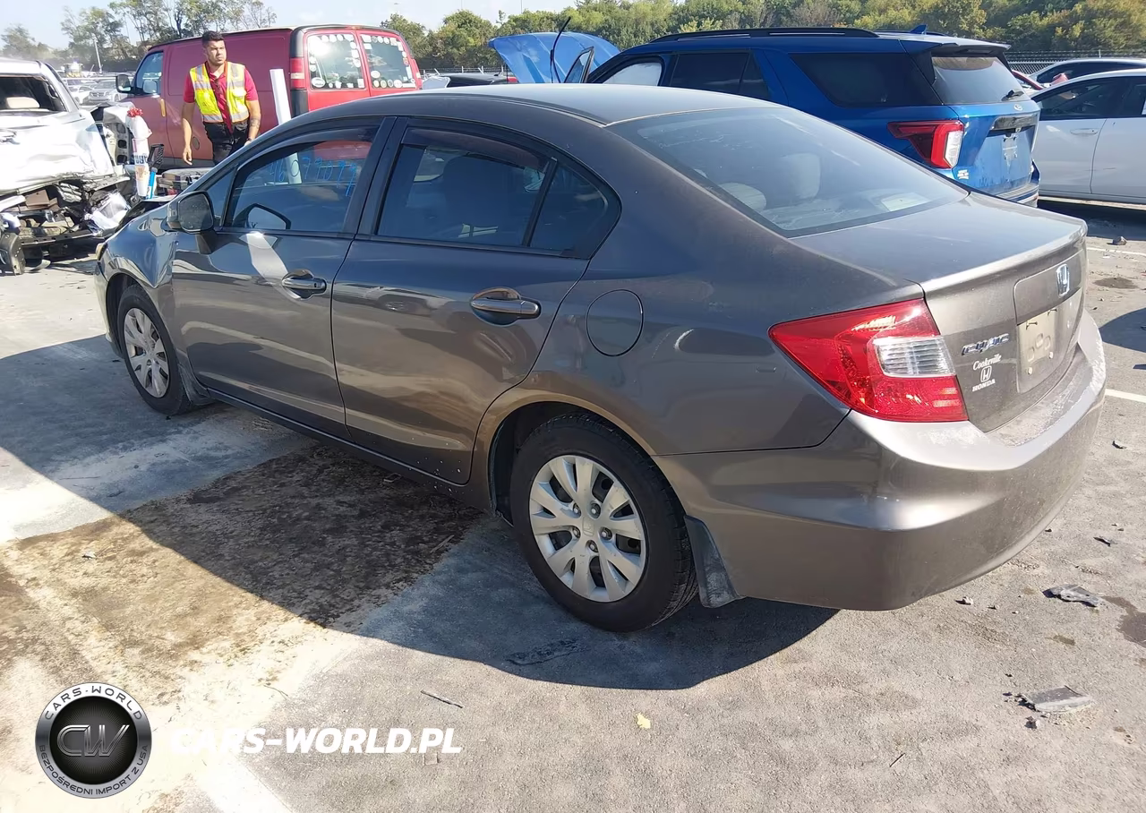 2012 Honda Civic Lx VIN:19XFB2F58CE005090 - 3