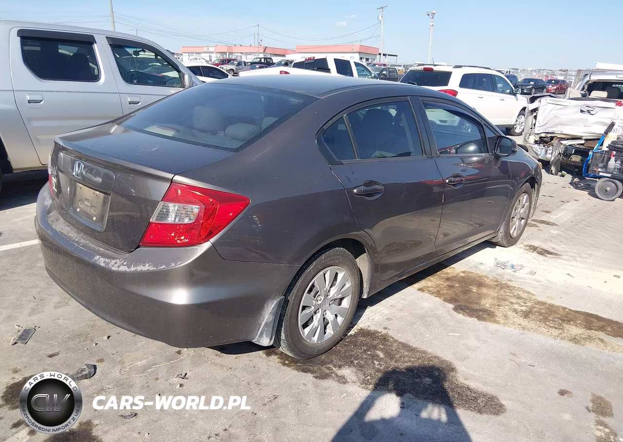 2012 Honda Civic Lx VIN:19XFB2F58CE005090 - 4