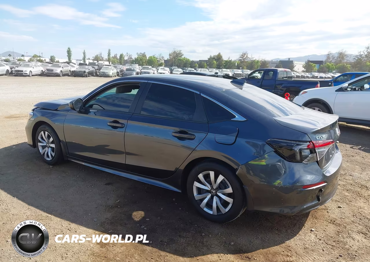 2025 Honda Civic Lx VIN:2HGFE2F2XSH582026 - 3