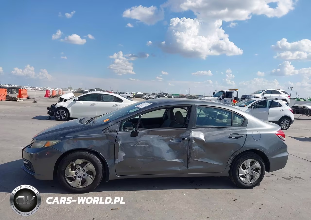 2013 Honda Civic Lx VIN:19XFB2F56DE004148 - 14