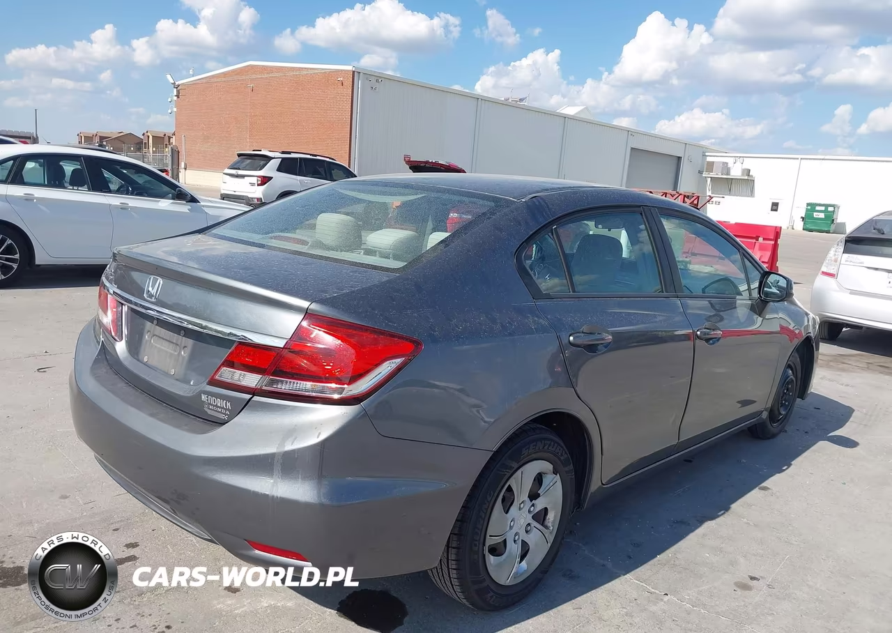 2013 Honda Civic Lx VIN:19XFB2F56DE004148 - 4
