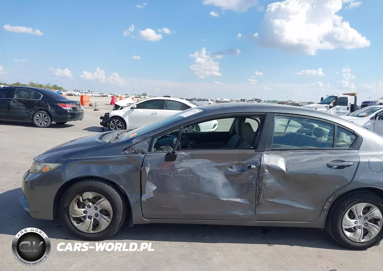 2013 Honda Civic Lx VIN:19XFB2F56DE004148 - 6