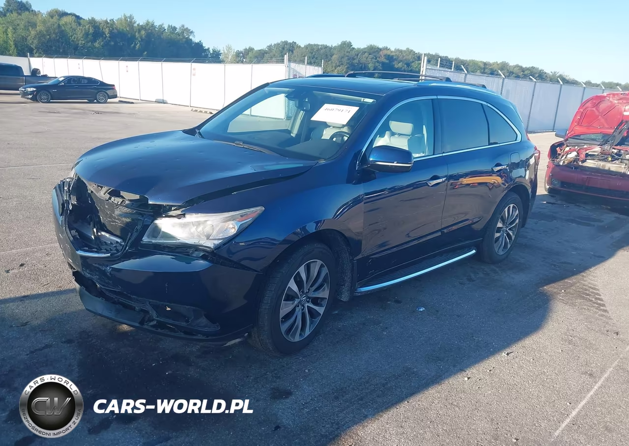 2015 Acura Mdx Technology Package VIN:5FRYD3H47FB005396 - 2