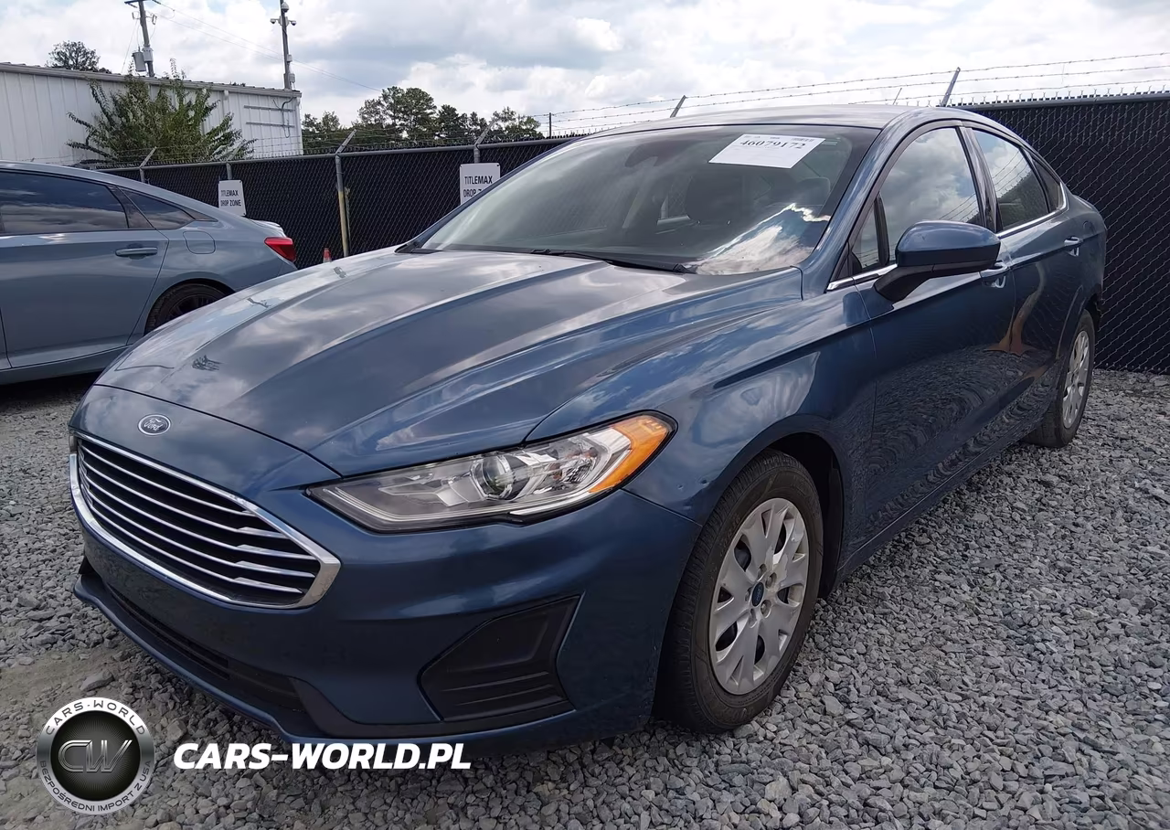 2019 Ford Fusion S VIN:3FA6P0G75KR160134 - 2