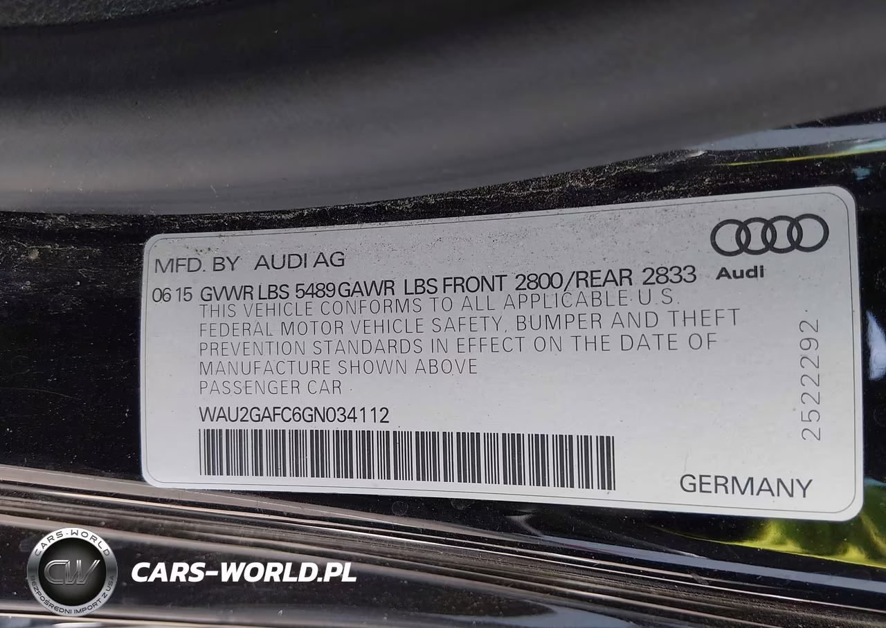 2016 Audi A7 3.0T Premium Plus VIN:WAU2GAFC6GN034112 - 9