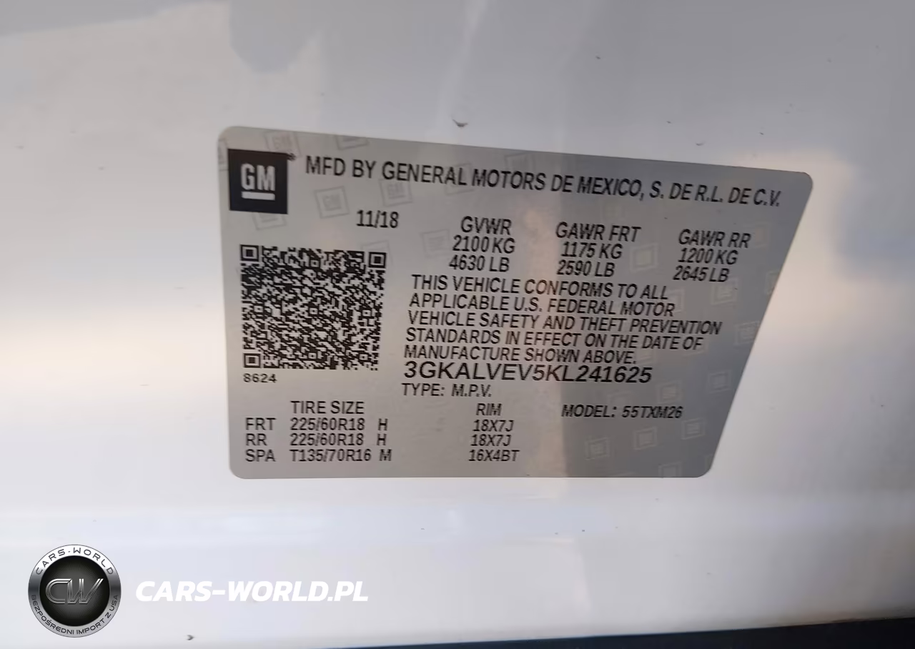 2019 GMC Terrain Slt VIN:3GKALVEV5KL241625 - 9