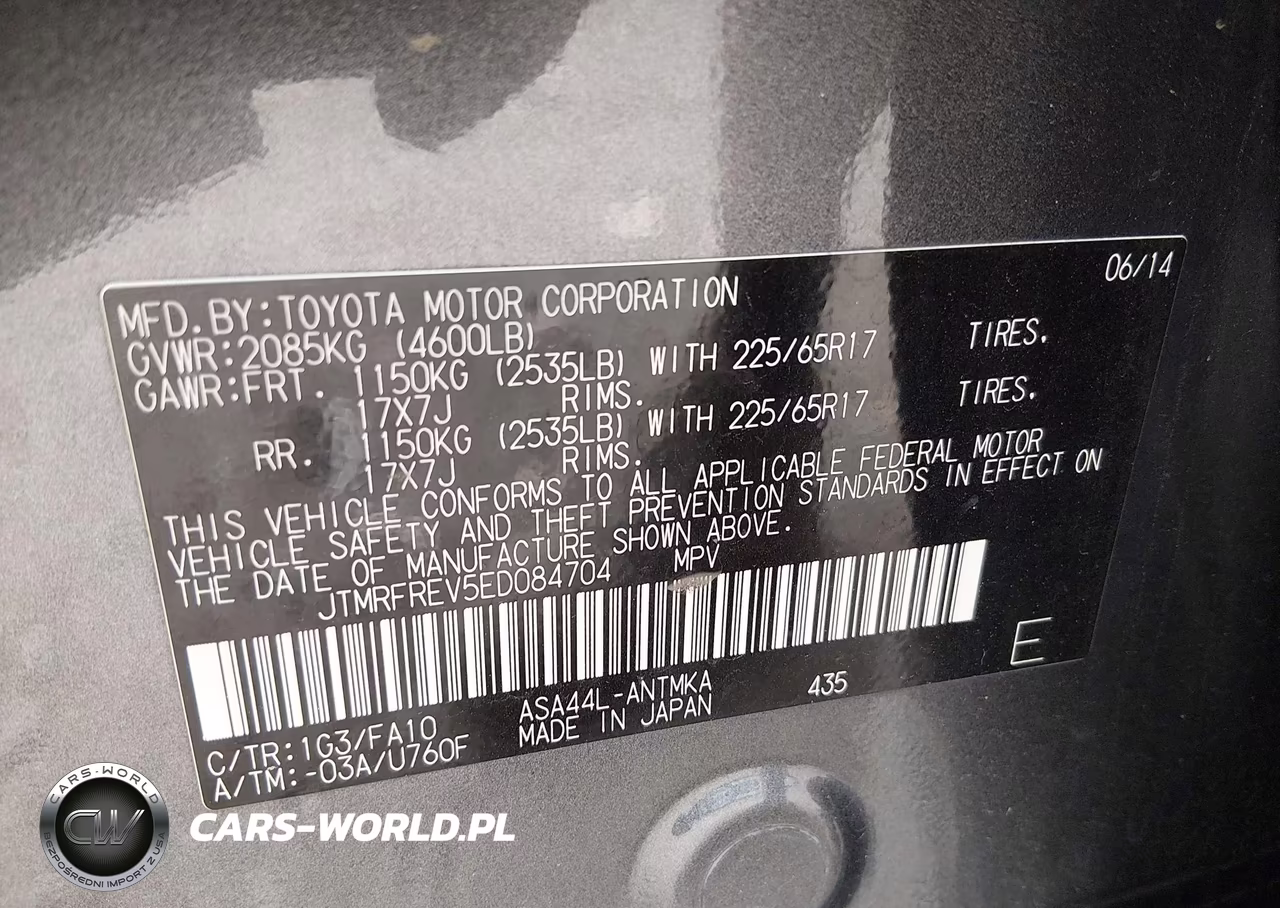 2014 Toyota Rav4 Xle VIN:JTMRFREV5ED084704 - 9