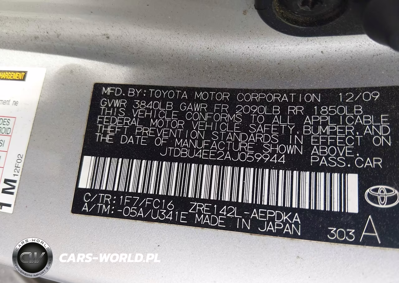 2010 Toyota Corolla Le VIN:JTDBU4EE2AJ059944 - 9