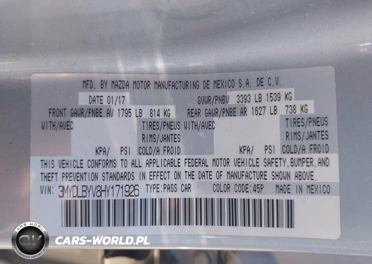 2017 Toyota Yaris Ia VIN:3MYDLBYV8HY171926 - 9